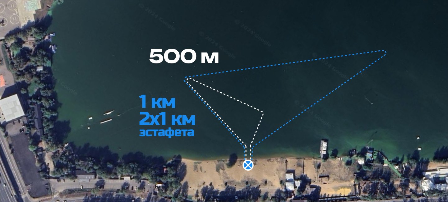 Схема трассы — X-WATERS МСК Красногорск 2027