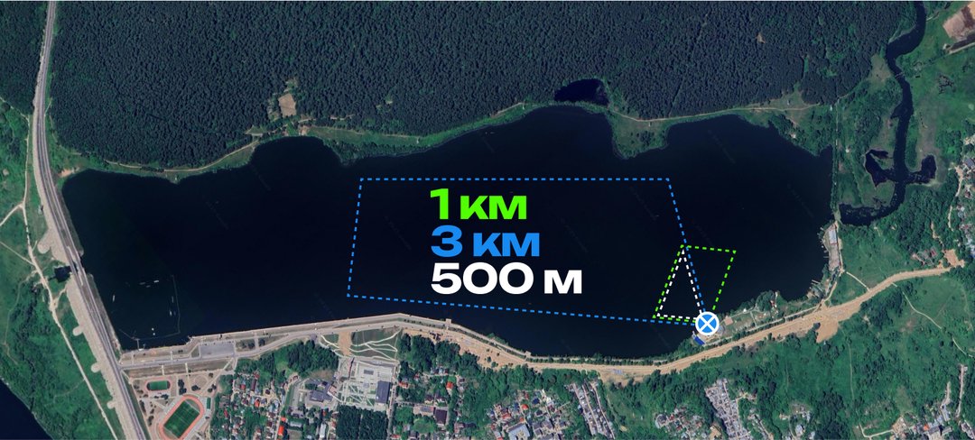 Схема трассы — X-WATERS Калуга 2027