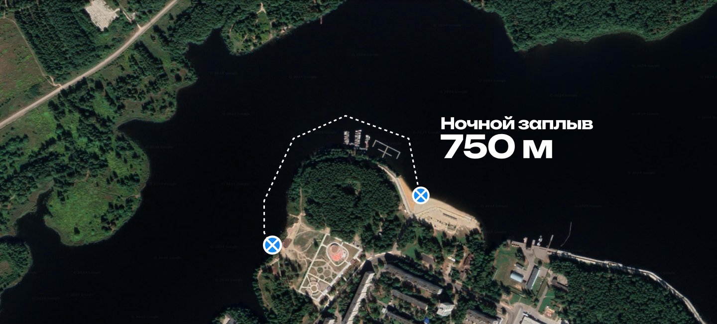 Схема трассы — X-WATERS Нуклеар 2027