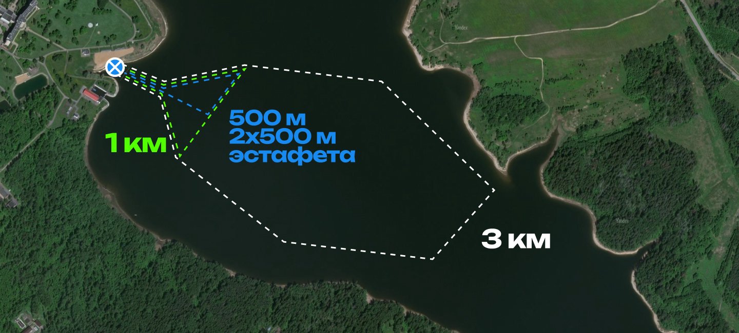 Схема трассы — X-WATERS МСК Руза 2027